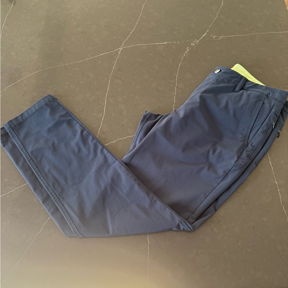 Birddogs Navy Performance Chinos with Lime Liner